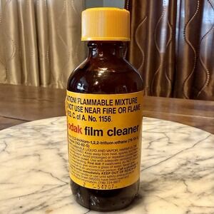 NEW! Vintage KODAK Camera Film Cleaner Cat 195 6986 ~ 4oz Full Bottle